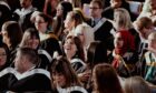 Students graduating from Fife College courses in 2023.