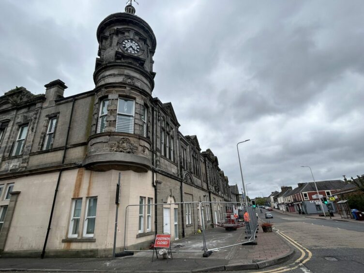 The landmark former Co-op building on Bank Street Lochgelly. Image: Neil Henderson/DC Thomson.