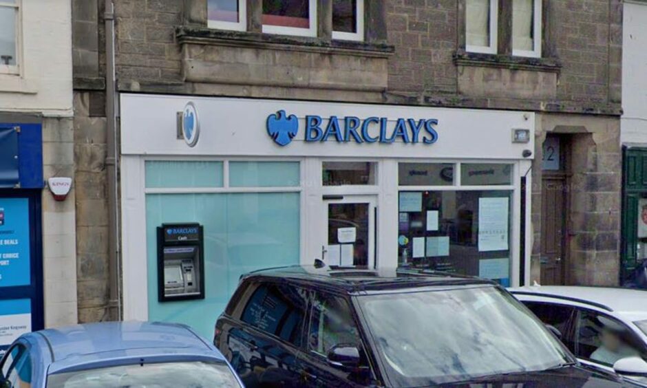 The Barclays branch in St Andrews.