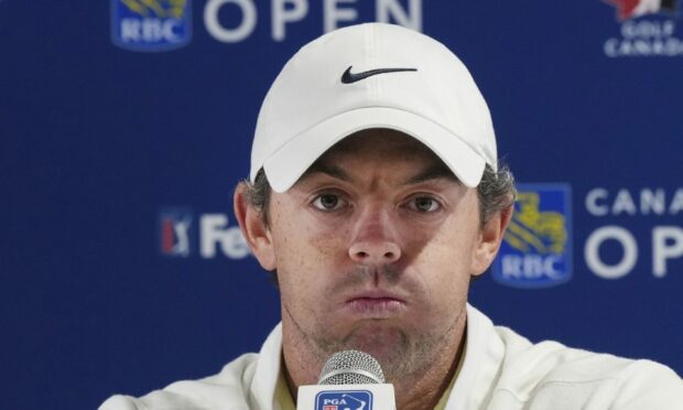 Rory McIlroy didn't have an easy press conference this week.