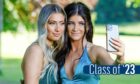 Beth Casasola and Georgina Haywood grab a selfie at Kinross High prom 2023