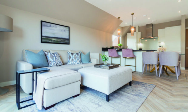 The lounge area at Glenfarg Apartments. Image: Glenfarg Homes.