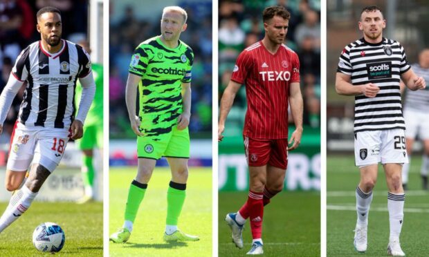 Dunne, McGeouch, Watkins and Shields - all of whom Goodwin has worked with. Image: SNS