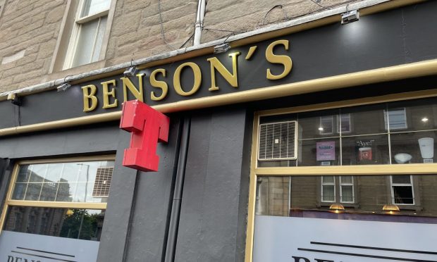 Benson's Bar in Dundee.