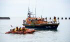 Arbroath's inshore and all-weather lifeboats during the recent station open day. Image: Kim Cessford/DC Thomson.