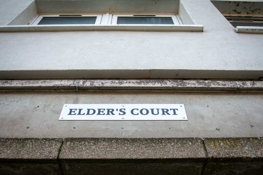Elders Court sign