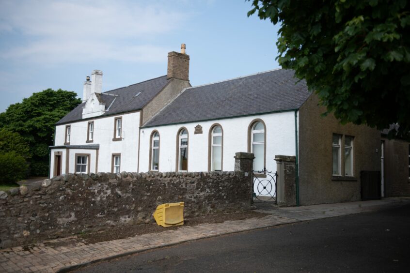 The outside of Angus Council’s Panbride School.