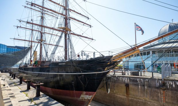 The RRS Discovery was built in Dundee in 1901. Image: Kim Cessford/DC Thomson.
