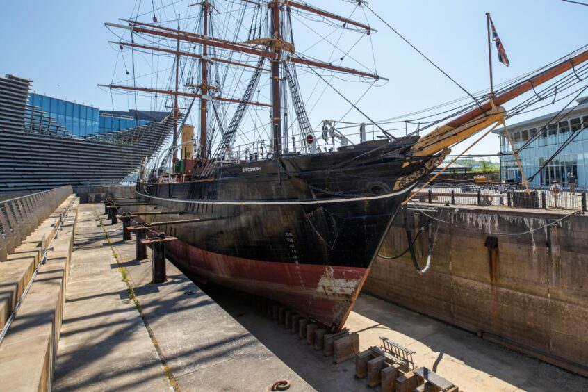 Captain Scott's famous ship, RRS Discovery, has been in Dundee since 1986.