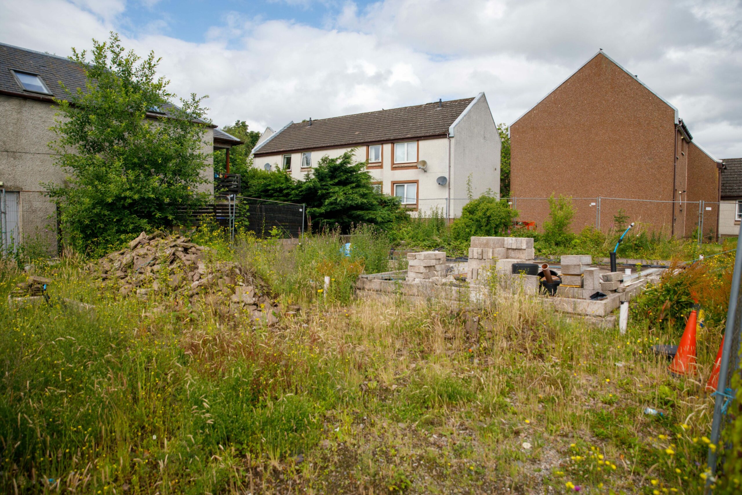 The land in Auchterarder has lain derelict for eight years.