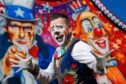 Edy the clown has been entertaining Dundee visitors to the travelling Circus Vegas. Image: Kenny Smith/DC Thomson.