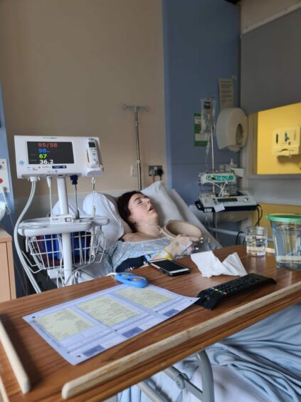Dunfermline woman Katie Nicol believes the stoma surgery saved her life. Image: Katie Nicol.