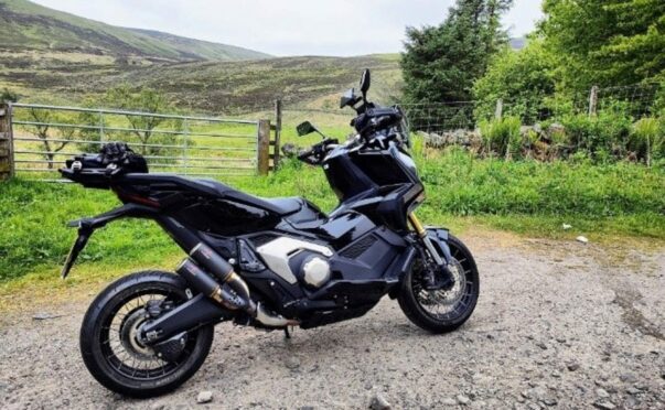 Honda X-ADV Motorcycle valued at around £11,000 was among the items stolen.