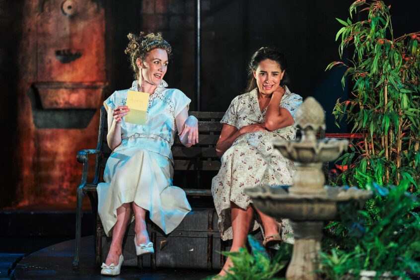 Kirsty Stuart, left, and Nalini Chetty in A Streetcar Named Desire at Pitlochry Festival Theatre.