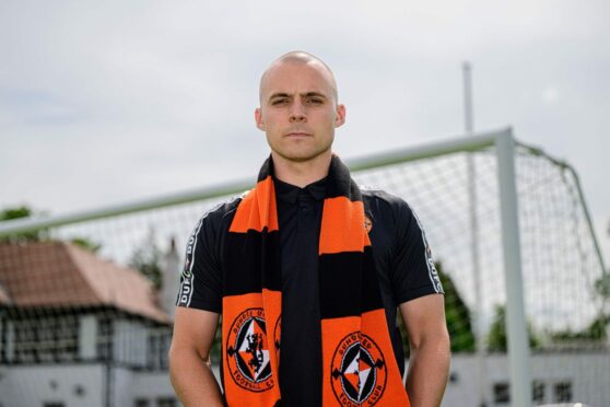 New Dundee United signing Liam Grimshaw. Image: Richard Wiseman/Dundee United FC