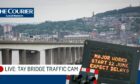 To go with story by Bryan Copland. Tay Road Bridge roadworks live traffic camera Picture shows; Tay Road Bridge roadworks live traffic camera. NA. Supplied by DC Thomson Date; Unknown