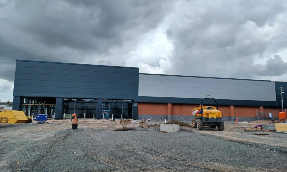 The new Home Bargains at The Stack Retail Park in Dundee