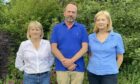 Siblings Gill Murray, David Adamson and Dawn Macfarlane, whose family's ledger was stolen in Blairgowrie