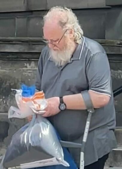 Neil Rawlinson outside Kirkcaldy Sheriff Court