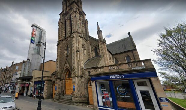Gibson's savage attack happened behind the Mecca Bingo and St Paul's Church buildings. Image: Google.