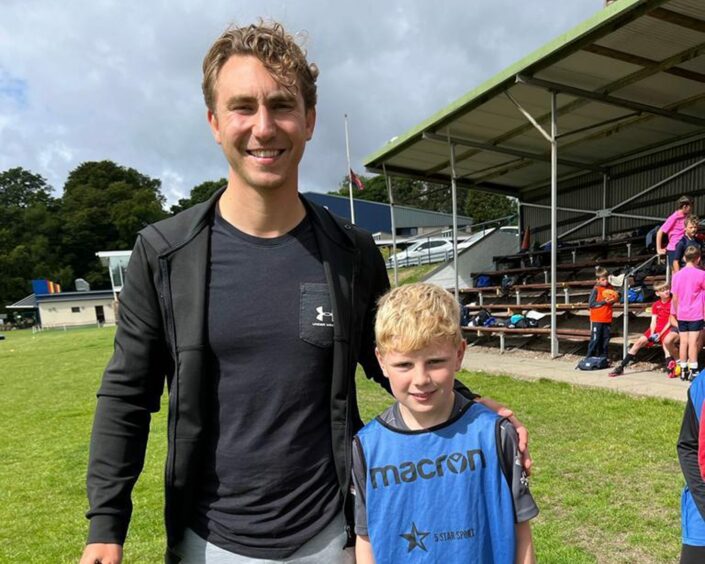 Scotland captain Jamie Ritchie was a recent guest at a coaching camp