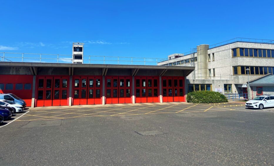 Perth fire station exterior.