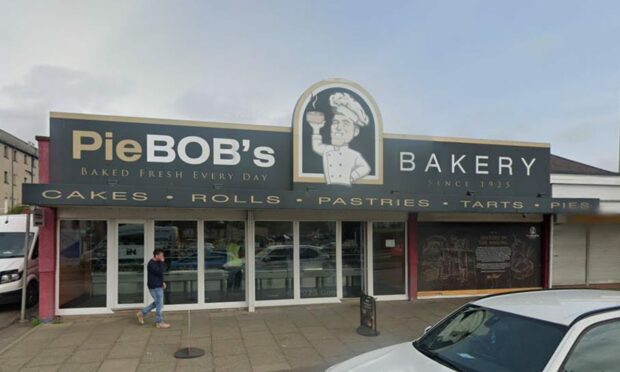 General view of Pie Bob's bakery in Arbroath
