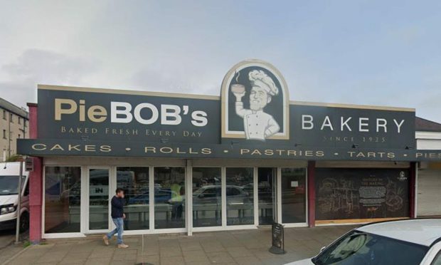 General view of Pie Bob's bakery in Arbroath