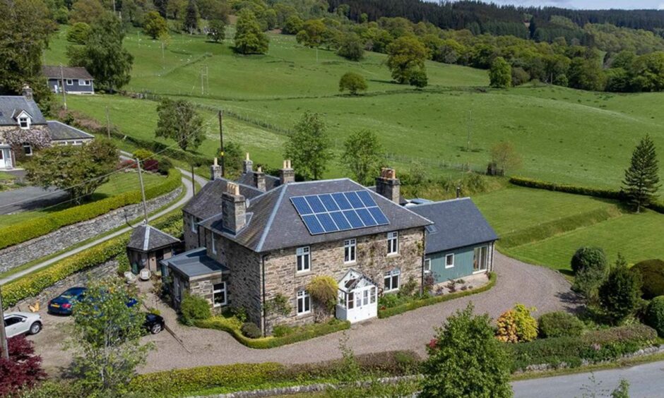 This house in Highland Perthshire has seven bedrooms.