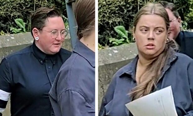 Lauren McDade and Rebecca Marnie appeared at Dundee Sheriff Court