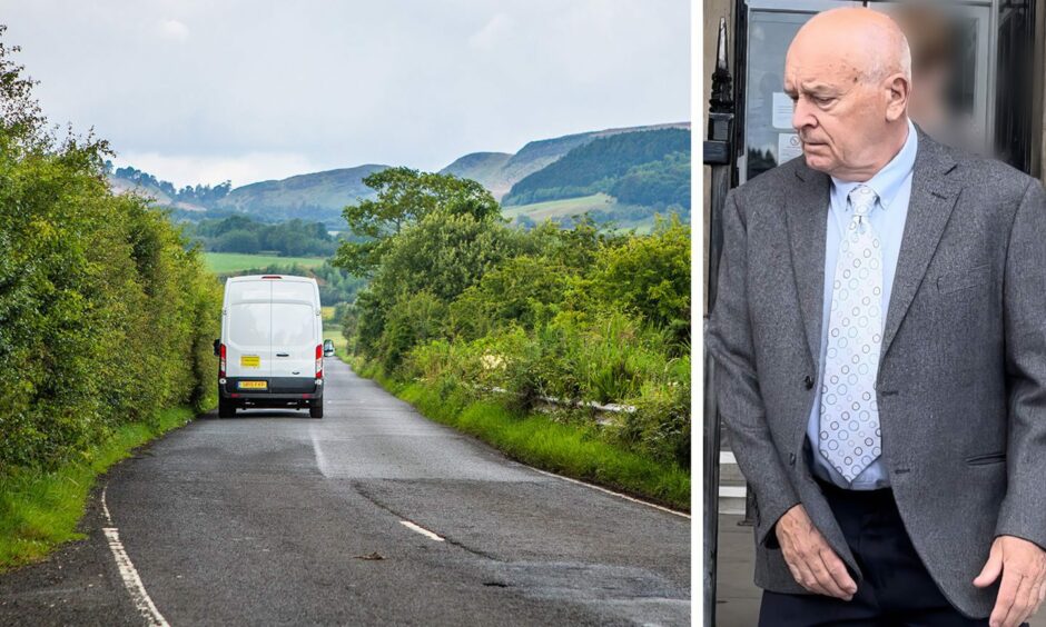 Rait road in Carse of Gowrie and Ronald Craik