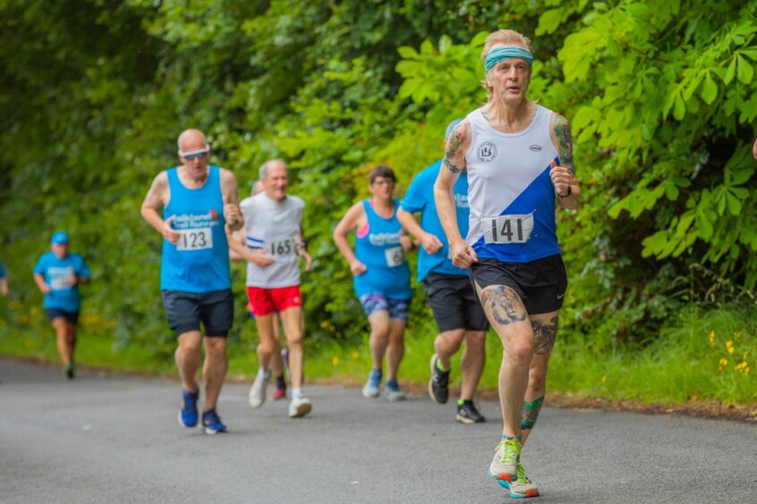 Road runners at the event.