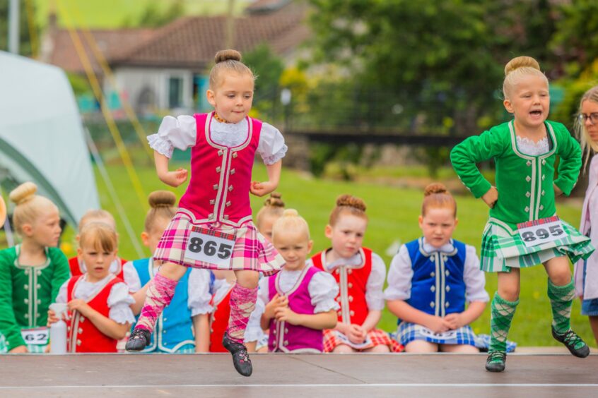 4 years old highland dancers.