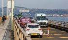 Traffic on the Tay Road Bridge.