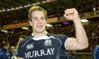 Phil Godman celebrates after steering Scotland to a historic win over Australia in 2009.