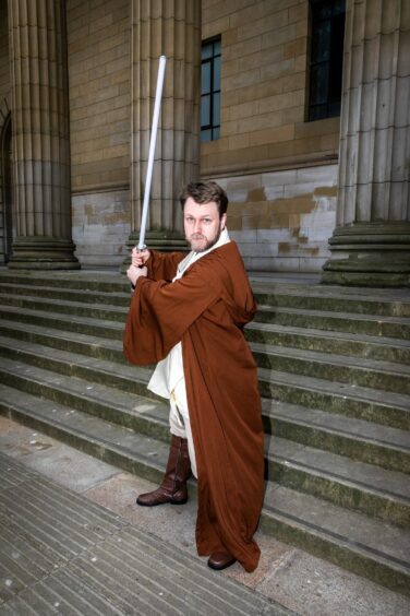 Iain MacLean from Musselborough as Obi Wan Kenobi.