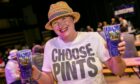 Catherine chose pints for Dundee Brew Fest. Image: Steve Brown/DC Thomson