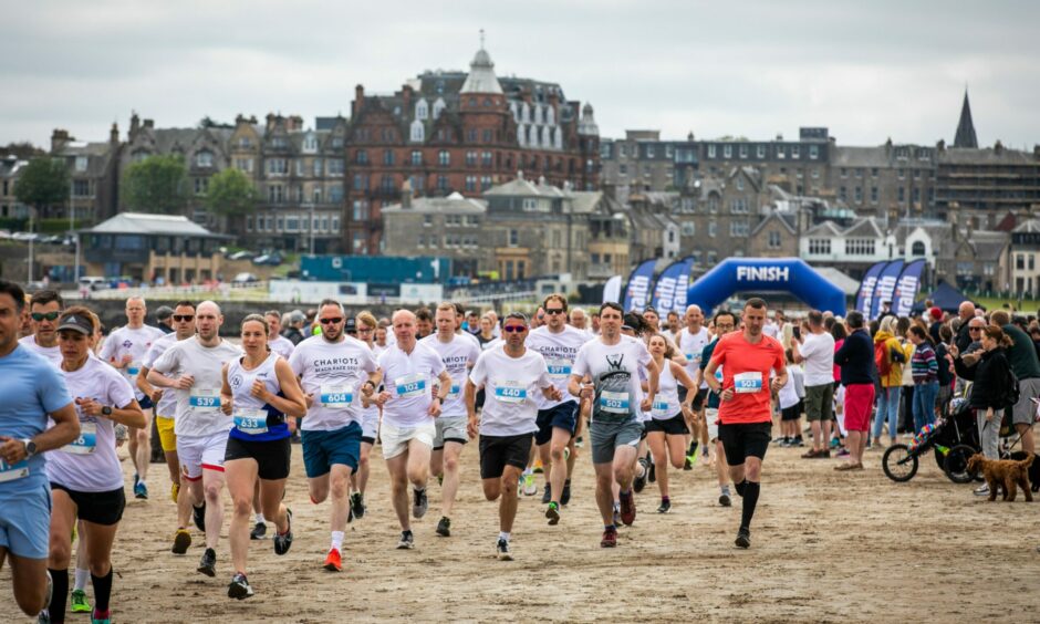 Are you in this picture of the St Andrews beach race?