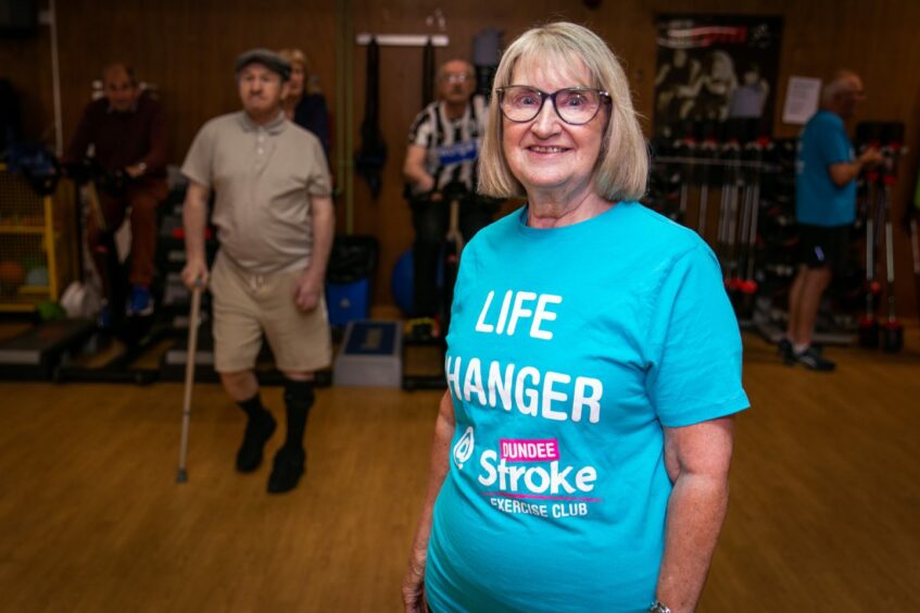 Margaret Mitchell MBE, chairman of Dundee Stroke Exercise Club. Image: Steve Brown/DC Thomson.