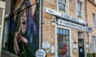 The mural on the side of the Larachmhor Tavern in Pittenweem.