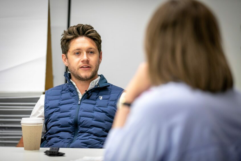 Niall Horan speaks to The Courier's Laura Devlin in St Andrews