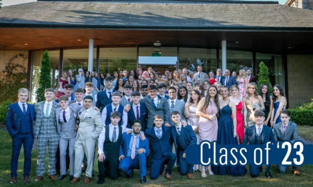 Morgan Academy Prom at Invercarse Hotel, Dundee with all pupils and teachers. Image: Steve Brown/DC Thomson