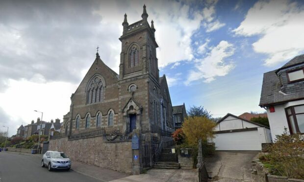 General view of the High Kirk church in Dundee