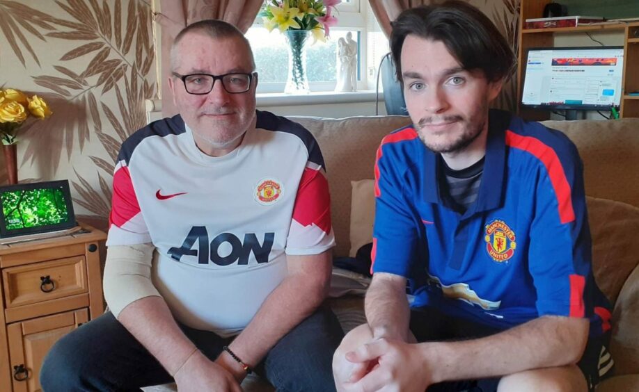 John and Tony shared a love for Manchester United. 