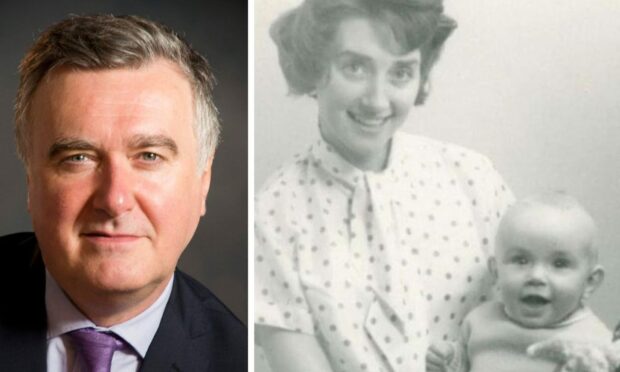 John Nicolson, MP for Ochil and South Perthshire, says the footage has opened up "painful memories" of his mum's death. Image: Supplied.