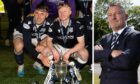 Dundee academy products Josh Mulligan (left) and Lyall Cameron will be working with new boss Tony Docherty (right) next season. Images: SNS.