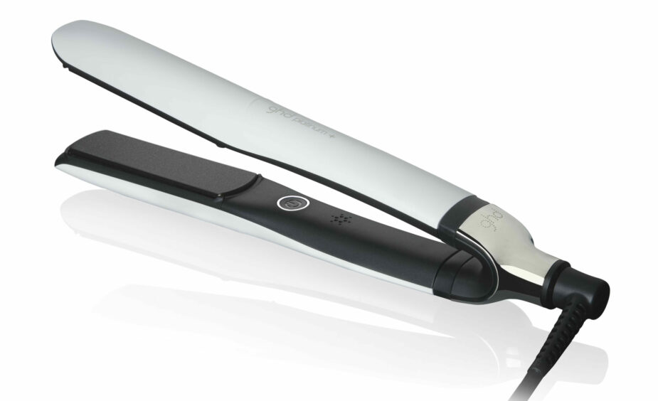 A photo of ghd Platinum in white.