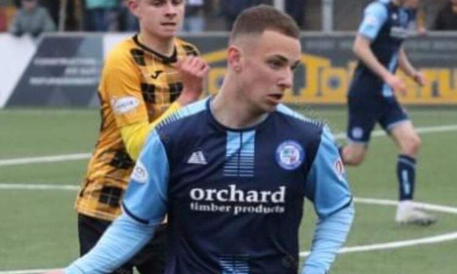 Darren Watson starring for Forfar Athletic FC