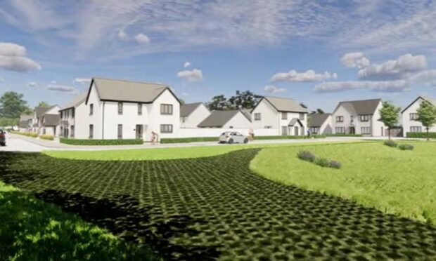 An image of how the Newtyle development will look. Image: Hadden Homes