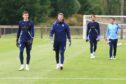 Dundee goalkeepers (from left) Jon McCracken, Harry Sharp and Adam Legzdin